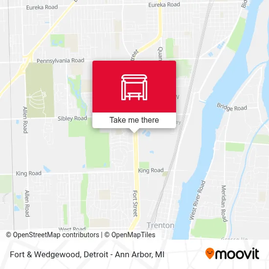 Fort & Wedgewood map