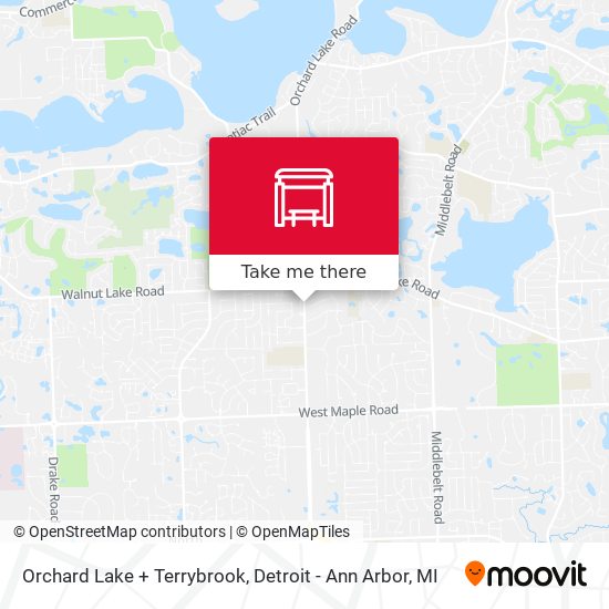 Mapa de Orchard Lake + Terrybrook