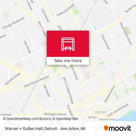 Mapa de Warren + Gullen Hall