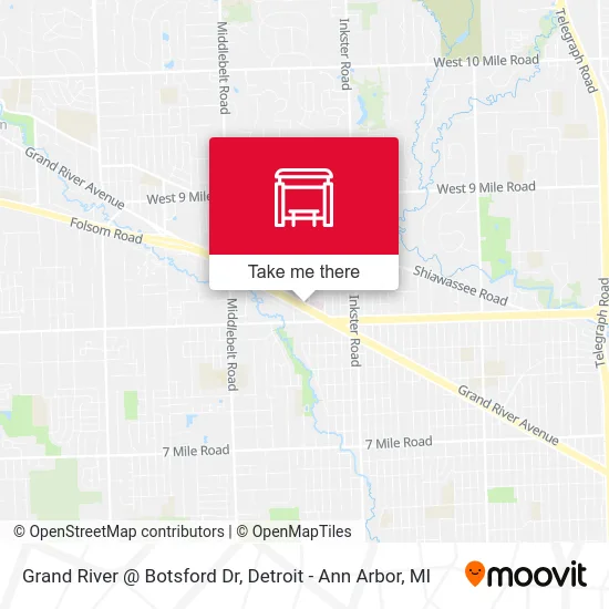 Grand River @ Botsford Dr map