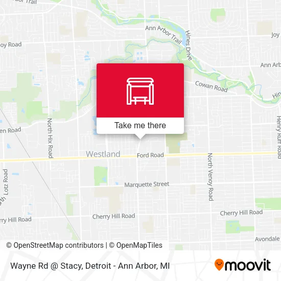 Wayne Rd @ Stacy map