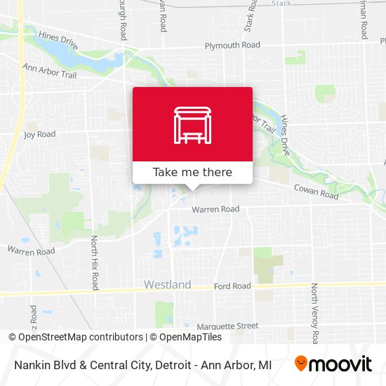 Mapa de Nankin Blvd & Central City