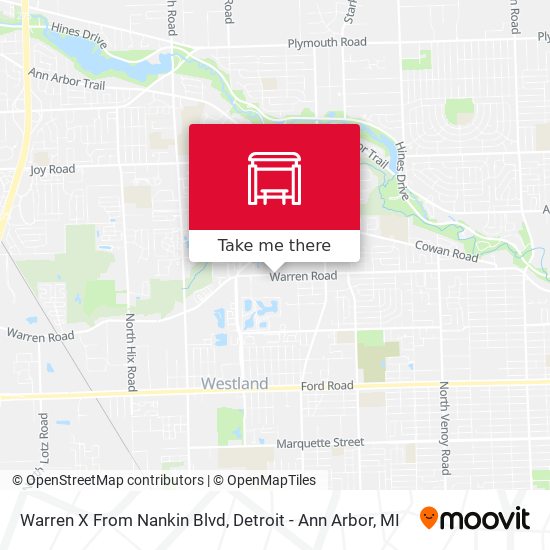 Mapa de Warren X From Nankin Blvd