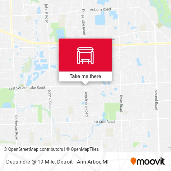 Dequindre @ 19 Mile map