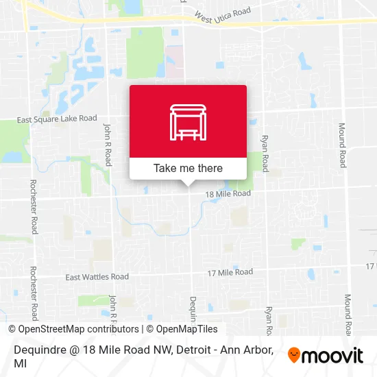 Dequindre @ 18 Mile Road NW map