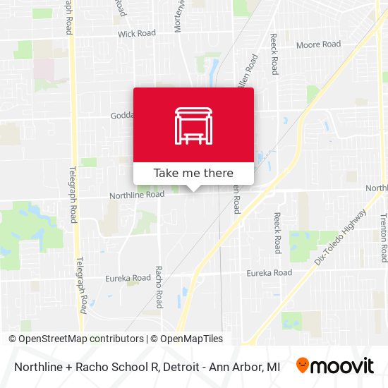 Northline + Racho School R map