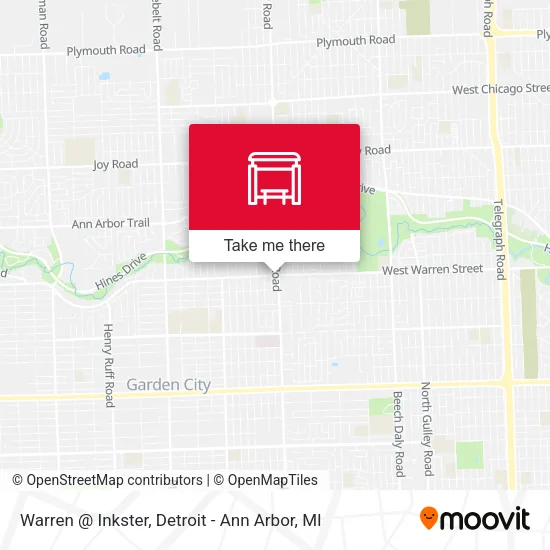 Warren @ Inkster map