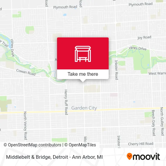 Middlebelt & Bridge map