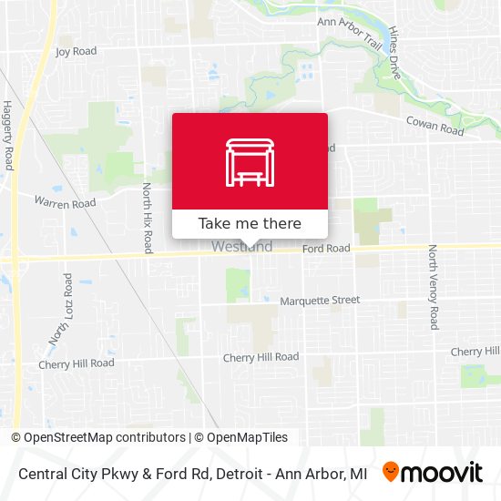 Central City Pkwy & Ford Rd map