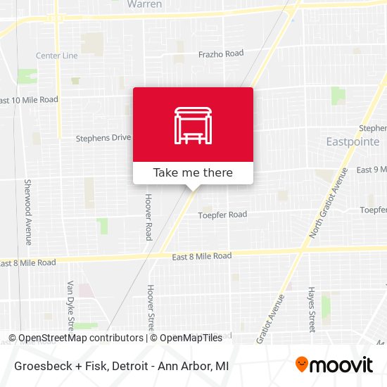 Mapa de Groesbeck + Fisk