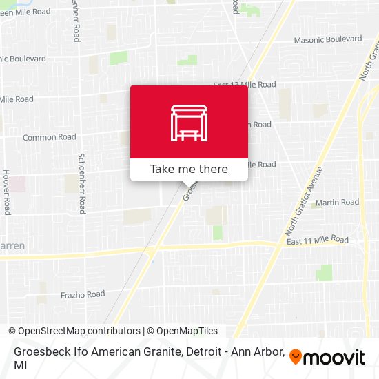 Groesbeck Ifo American Granite map