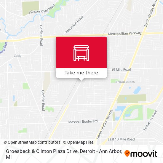 Mapa de Groesbeck & Clinton Plaza Drive
