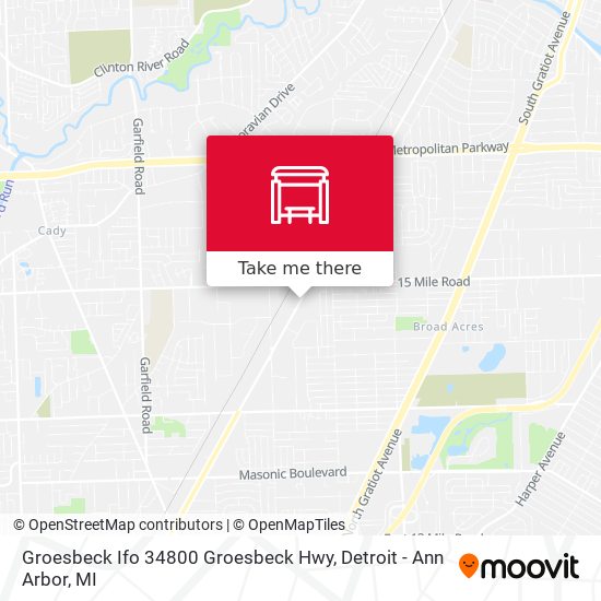 Groesbeck Ifo 34800 Groesbeck Hwy map