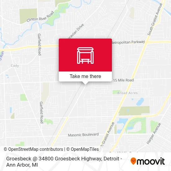 Groesbeck @ 34800 Groesbeck Highway map