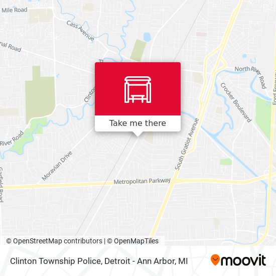 Clinton Township Police map