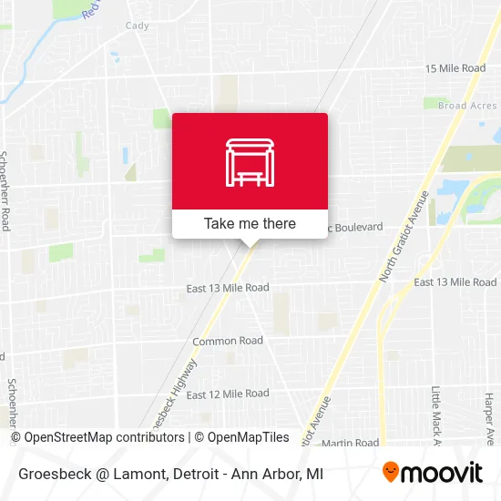 Mapa de Groesbeck @ Lamont