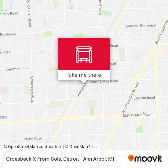 Mapa de Groesbeck X From Cole