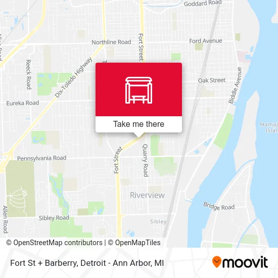 Fort St + Barberry map