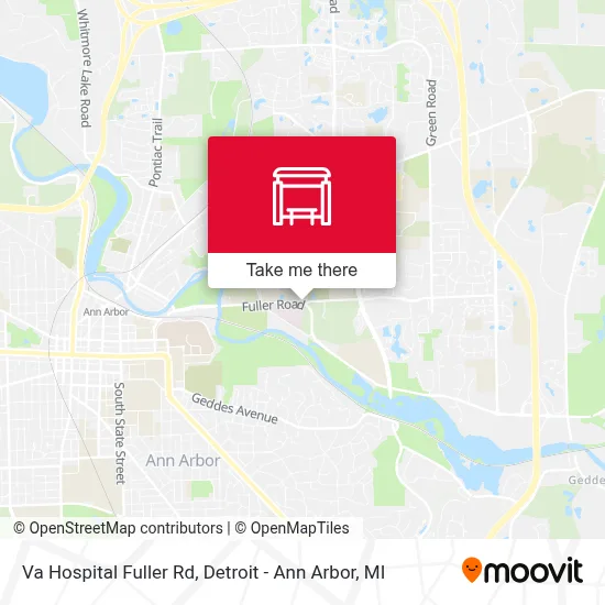 Va Hospital  Fuller Rd map