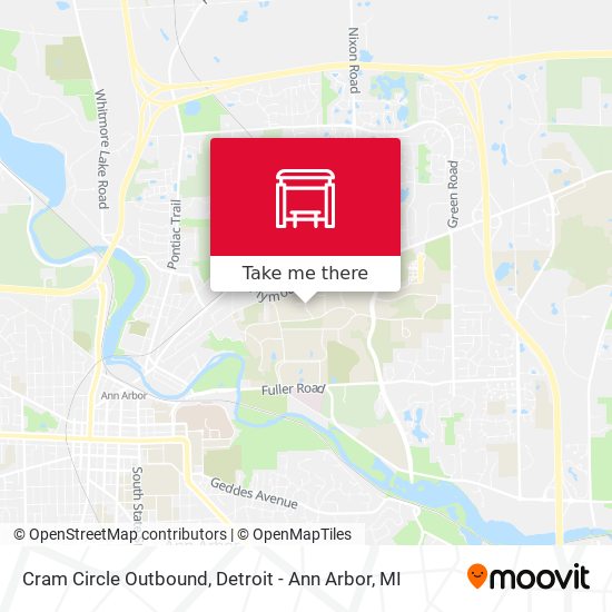 Cram Circle Outbound map