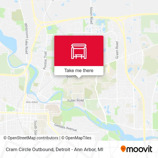 Cram Circle Outbound map