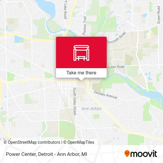 Power Center map