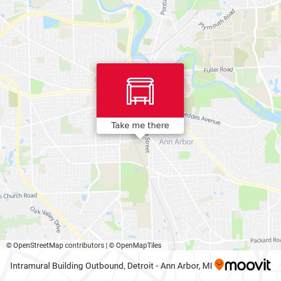 Mapa de Intramural Building Outbound