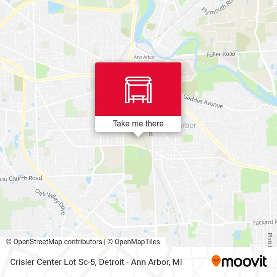 Crisler Center Lot Sc-5 map