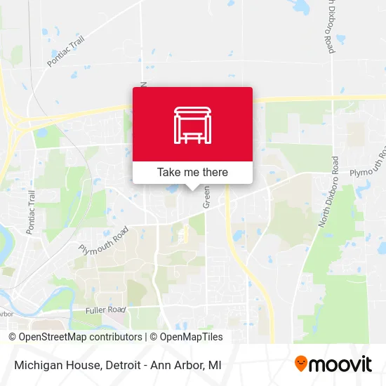 Michigan House map