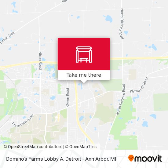 Domino's Farms Lobby A map