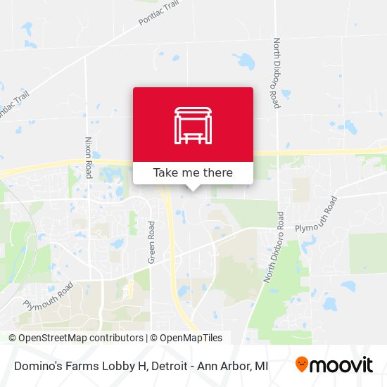 Mapa de Domino's Farms Lobby H
