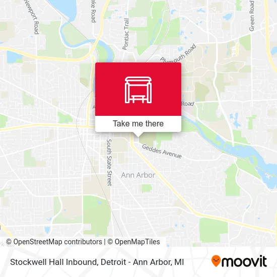 Stockwell Hall Inbound map