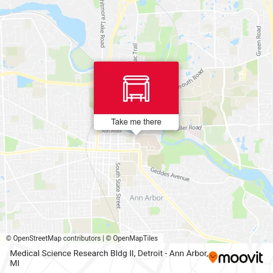 Mapa de Medical Science Research Bldg II
