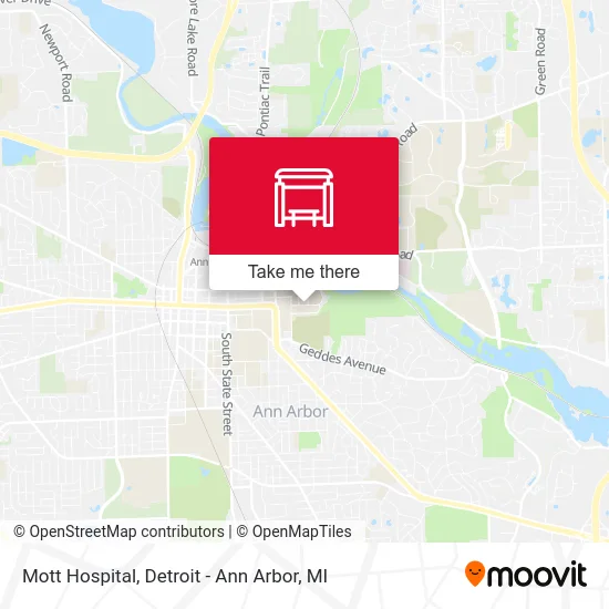 Mott Hospital map