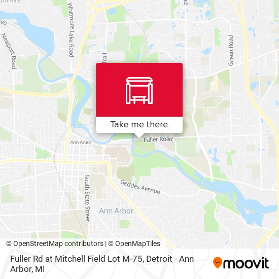 Fuller Rd at Mitchell Field  Lot M-75 map