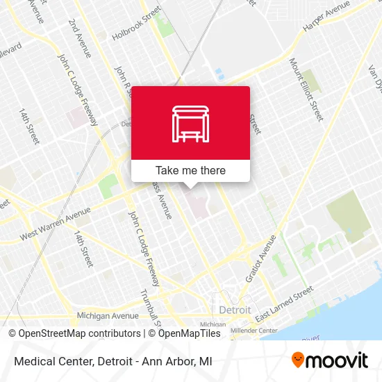 Medical Center map