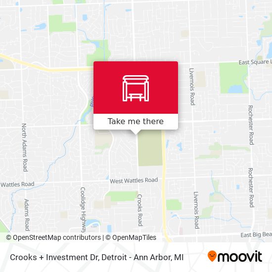 Mapa de Crooks + Investment Dr
