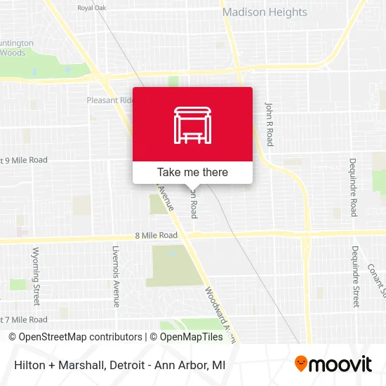 Hilton + Marshall map