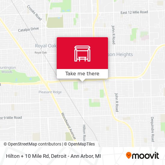 Mapa de Hilton + 10 Mile Rd