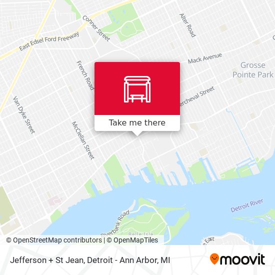 Jefferson + St Jean map