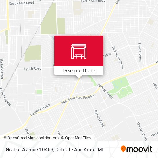 Mapa de Gratiot Avenue 10463