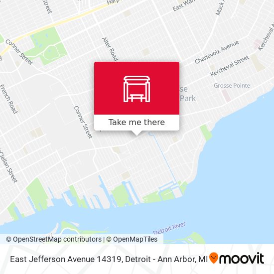 Mapa de East Jefferson Avenue 14319