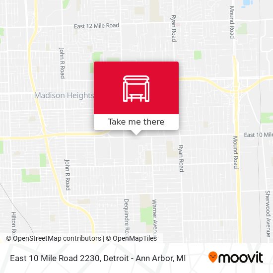 Mapa de East 10 Mile Road 2230