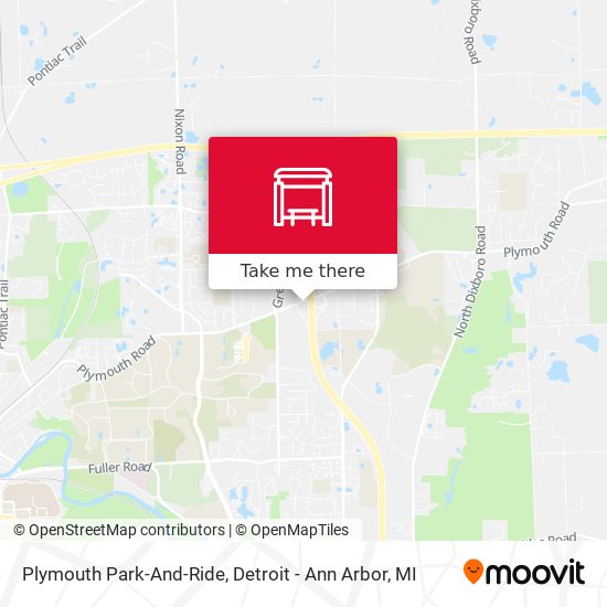 Mapa de Plymouth Park-And-Ride