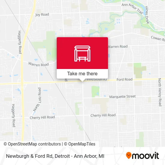 Newburgh & Ford Rd map