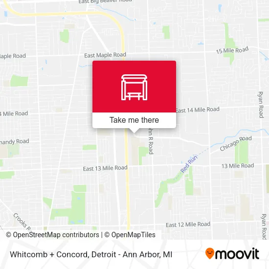 Whitcomb + Concord map