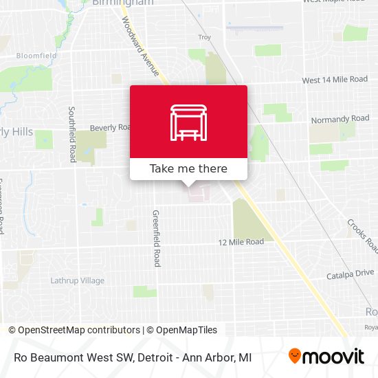 Mapa de Ro Beaumont West SW