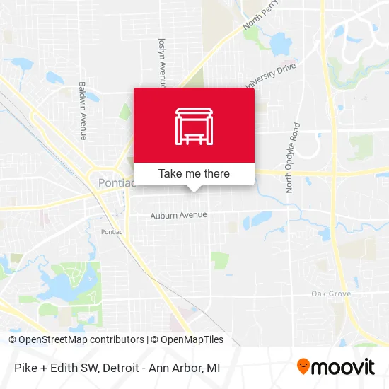 Pike + Edith SW map