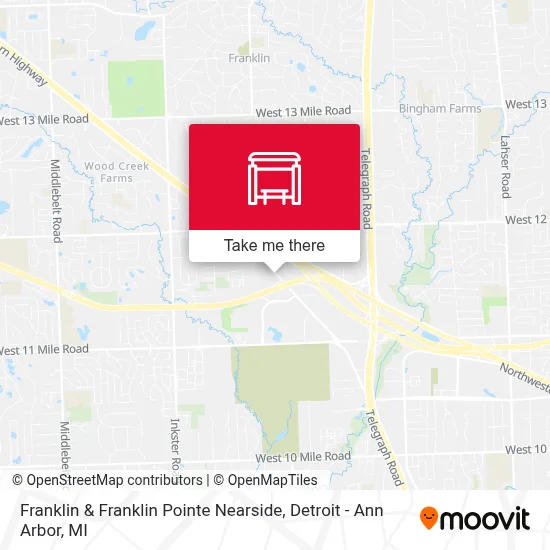 Franklin & Franklin Pointe Nearside map