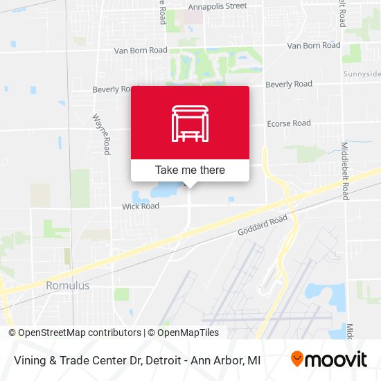 Mapa de Vining & Trade Center Dr